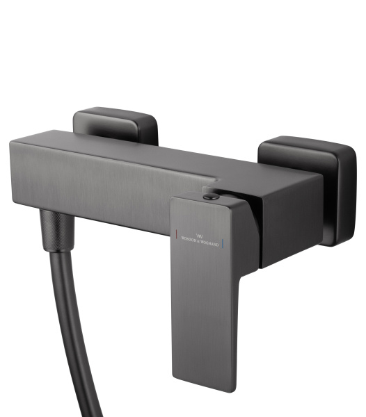 Смеситель для душа WONZON & WOGHAND CUBE 2.0, темный графит WW-88048068-BGM