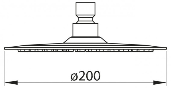 Верхний душ BelBagno BB-SLDC1-IN