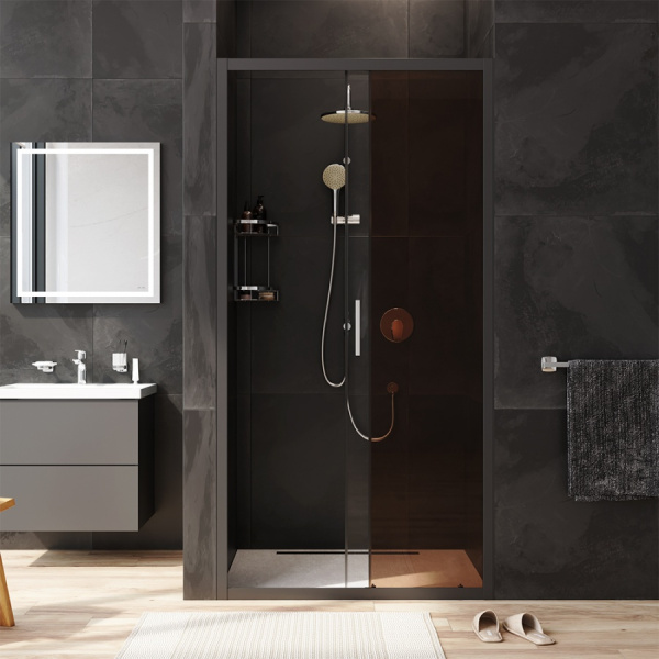 Душевая дверь (100х195) Am.Pm Gem Solo W90G-100-1-195BBr