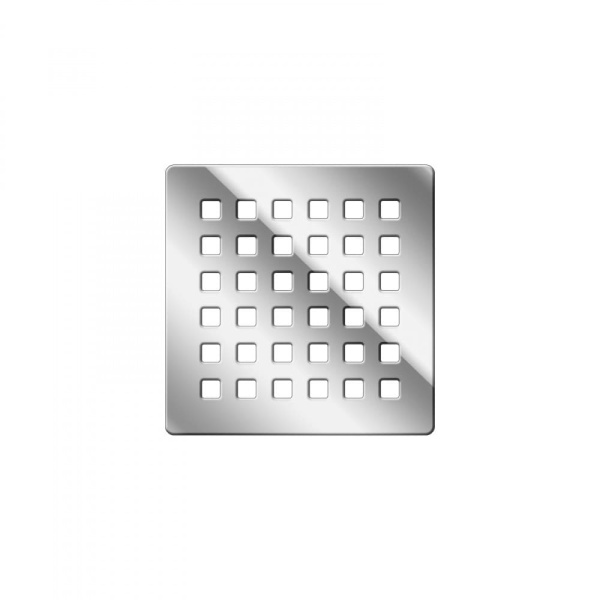 Душевой трап (15х15) Berges Wasserhaus Trend 091002 хром глянец