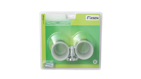 Стакан для зубных щеток FIXSEN Europa двойной FX-21807