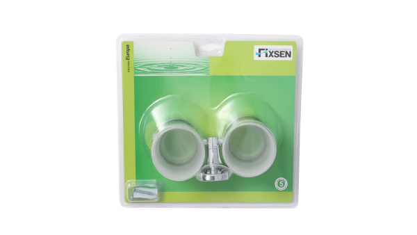 Стакан для зубных щеток FIXSEN Europa двойной FX-21807