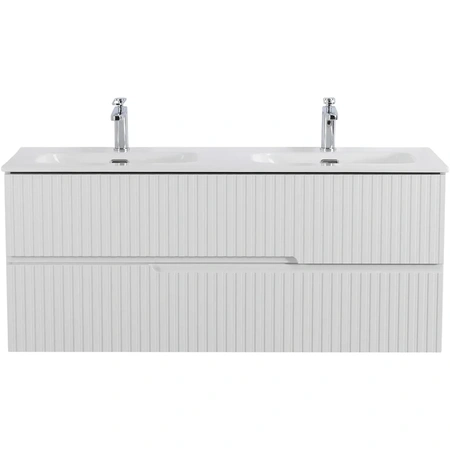 Тумба под раковину Cezares DUET-N-1200-2C-SO-2-BL Bianco Lucido