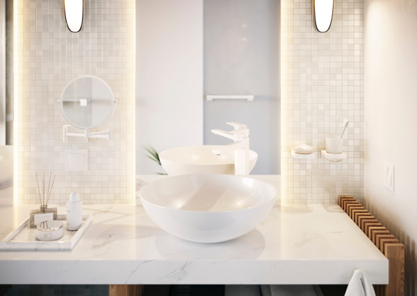 Косметическое зеркало Hansgrohe AddStoris 41791700 белый матовый