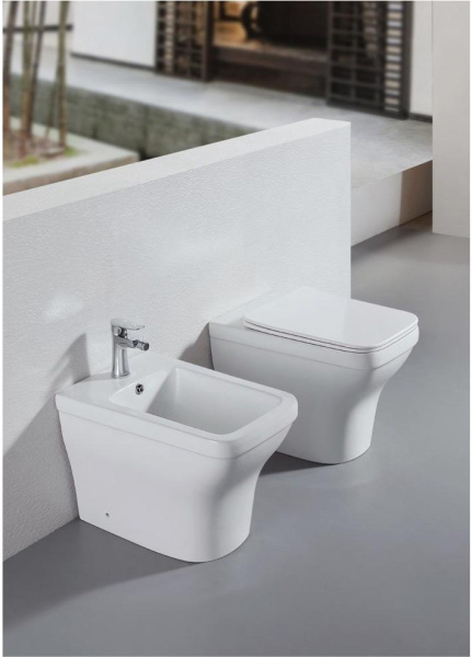 Приставной безободковый унитаз Aquatek АМАДЕО  AQ1964-00 микролифт