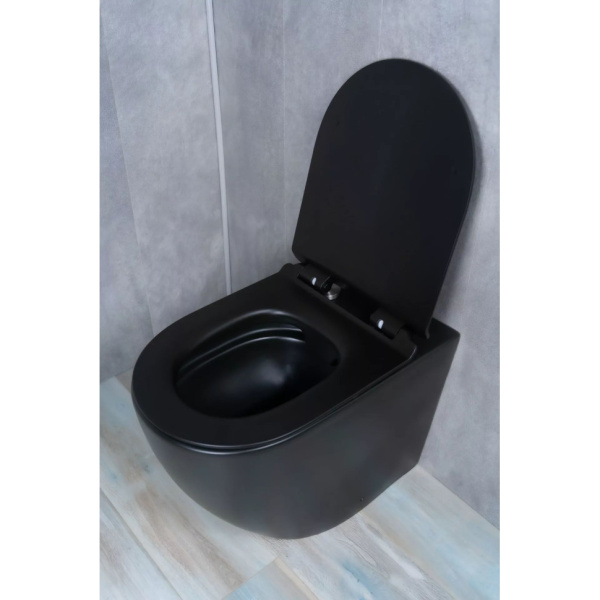 Приставной унитаз безободковый Gid TRS-269BM