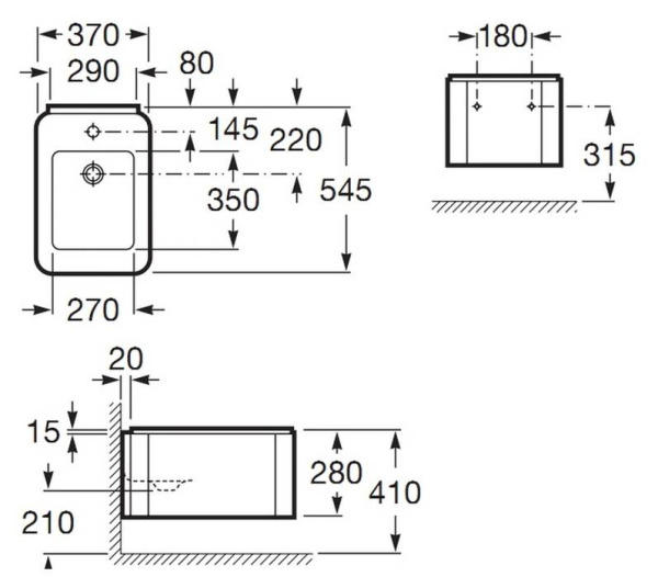 Биде подвесное Roca Element 357576000