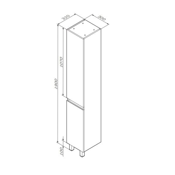 Пенал 30 Am.Pm X-Joy M85ACSR0306WG
