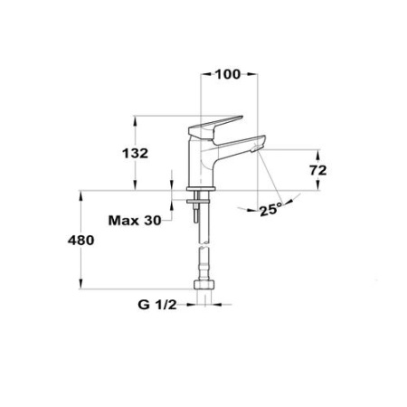 Смеситель для кухни BRIDGE 152-1863-00