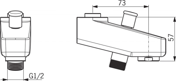 Oras 221222 Излив с переключателем