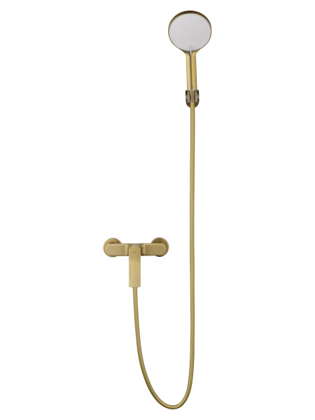 Смеситель для душа WONZON & WOGHAND, брашированное золото WW-B2585-BG