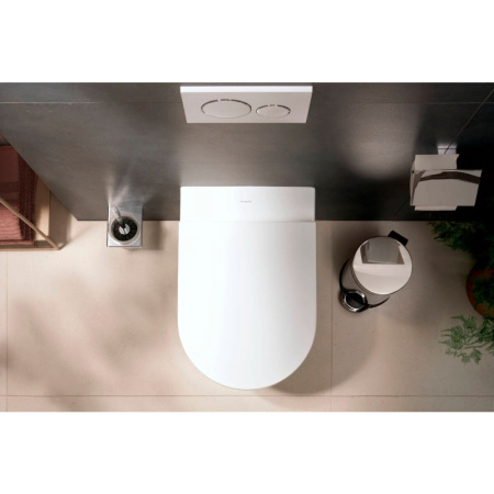 Унитаз подвесной безободковый Hansgrohe EluPura Original S 60142450 без сиденья