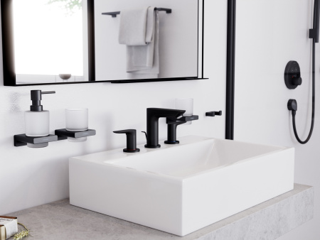 Дозатор для жидкого мыла 200 мл Hansgrohe AddStoris 41745670 черный матовый