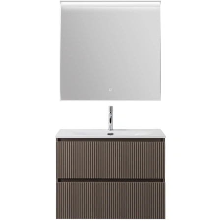 Тумба под раковину 80 BelBagno Uno UNO-MINI-800-2C-SO-СO бежевый матовый, без раковины