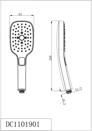 Ручная лейка D&K (DC1101901)