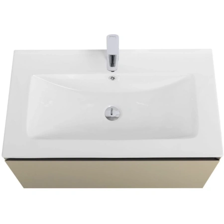 Тумба без раковины Art&Max Latina AM-Latina-800-1C-SO-BGM серо-бежевый матовый