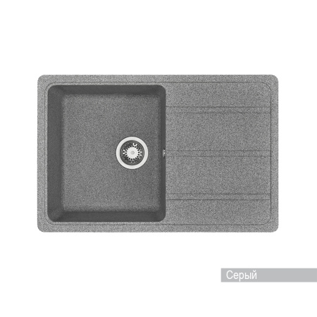 Кухонная мойка Aquaton Аманда 1A712832AD230 серый