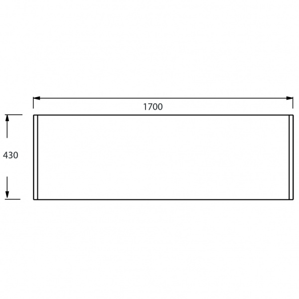 Фронтальная панель Jacob Delafon Ove (170x70) E6D303RU-00