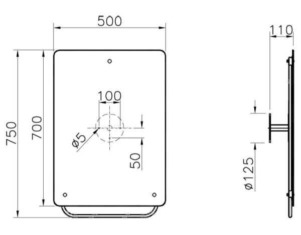 Зеркало Vitra A44002
