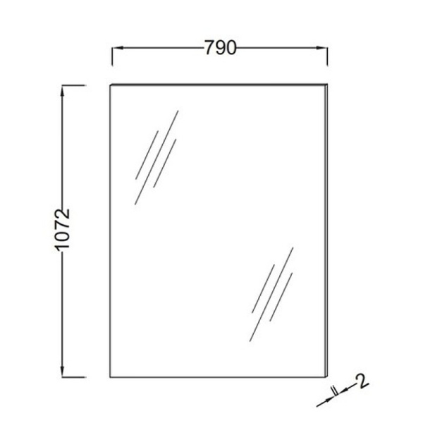Зеркало Jacob Delafon EB1209-NF