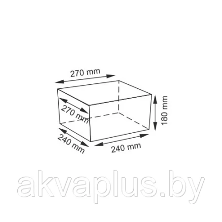 Плетеная корзина для белья  WasserKRAFT WB-880-S