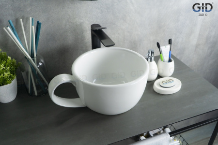 Раковина накладная (40х30) Gid N9055