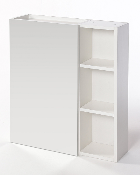 Шкаф зеркальный универсальный Orange Sistema ST-60ZSW белый