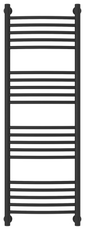 Полотенцесушитель Водяной Выгнутая Сунержа Богема + (120х40) Темный Титан Муар 15-0221-1240