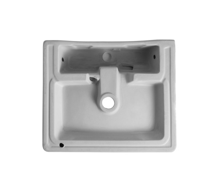 Раковина накладная (50х42) Orange  B04-500W белый глянец