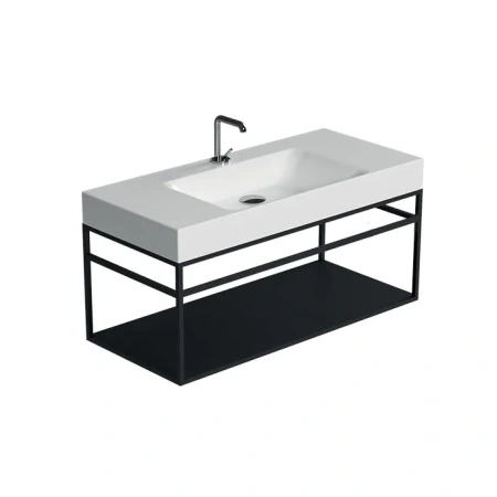 Раковина подвесная (100х45) Kerasan Cento 355001*1 белая