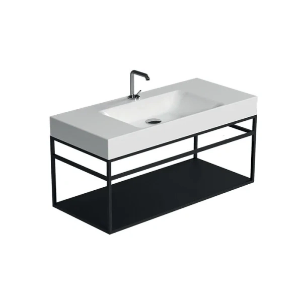 Раковина подвесная (100х45) Kerasan Cento 355001*1 белая