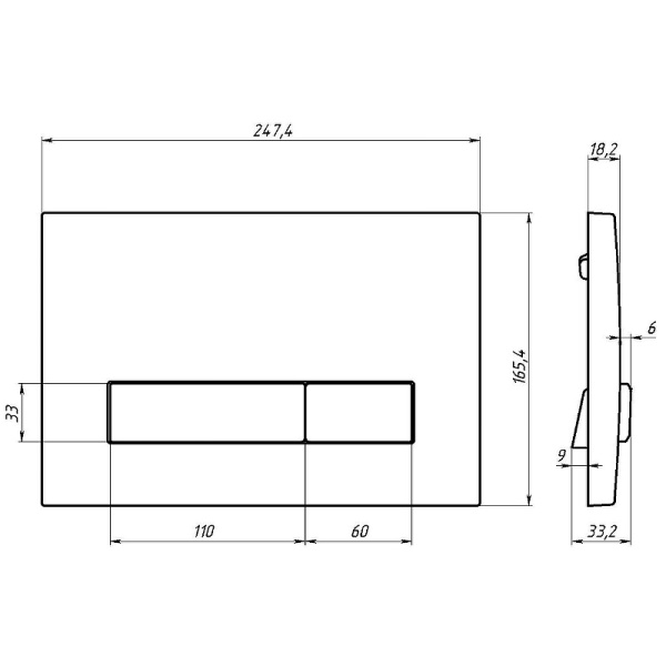 Комплект унитаза с инсталляцией Berges 043366 с клавишей смыва