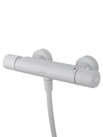 Смеситель для душа с термостатом WONZON & WOGHAND INN 6, белый матовый WW-B2029-A-MW