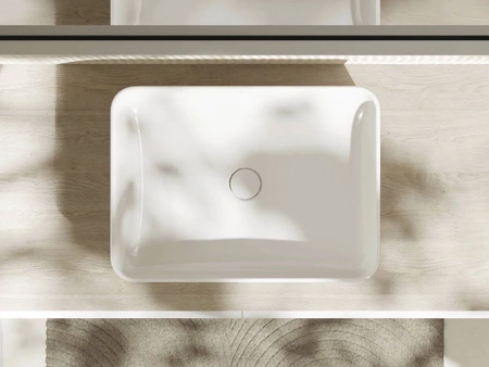 Раковина накладная (55x40) Hansgrohe Xuniva Q 60168450 белый