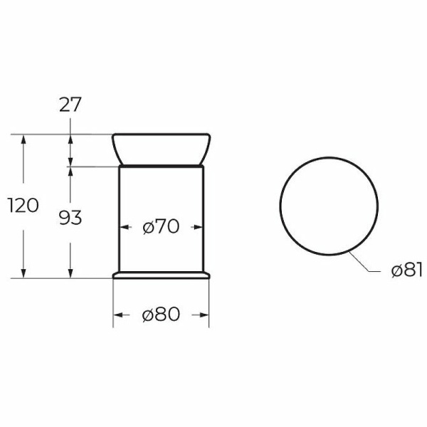 Стакан Cezares Aphrodite APHRODITE-TUMP-03/24