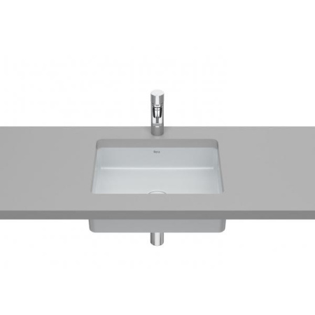 Раковина встраиваемая снизу (49,5х39) Roca Inspira square 327536630 жемчужный