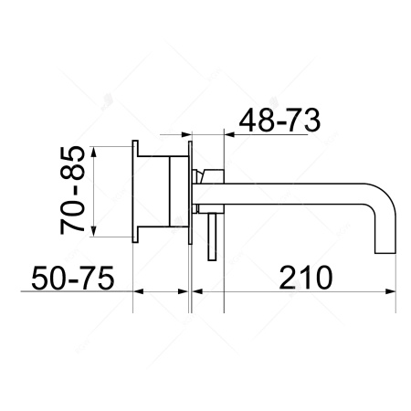 Смеситель для раковины RGW SP-45-10B 21140545-04