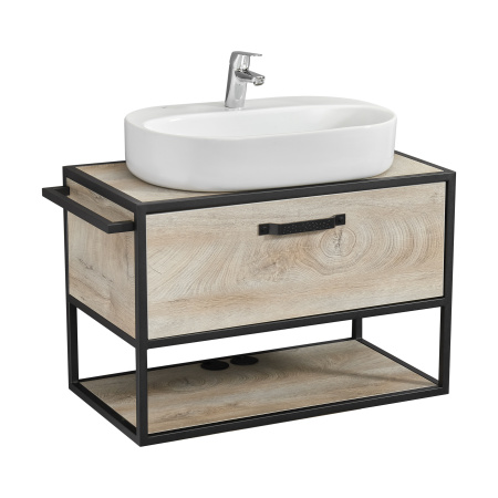 Тумба под раковину Aquaton Лофт Фабрик 80 1A242401LTDU0