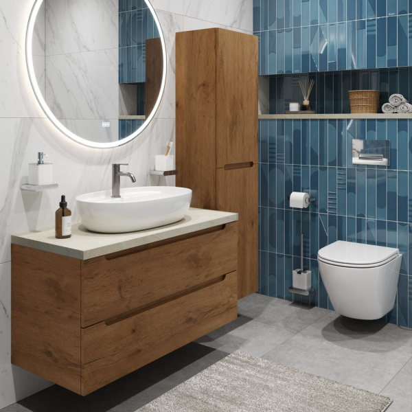 Тумба с раковиной BelBagno ETNA100RN-KEPMCO-1346-SET