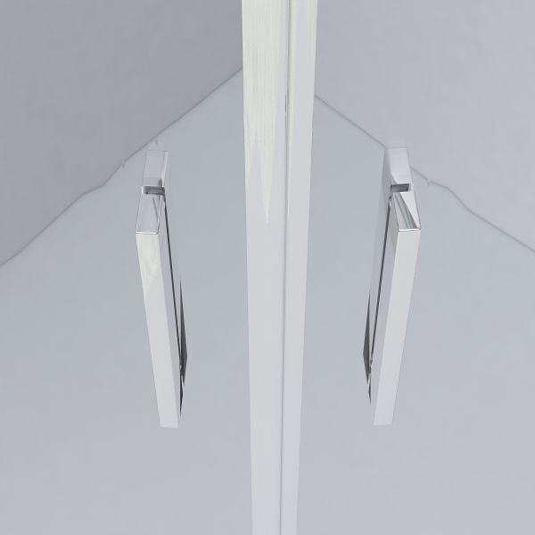 Душевой уголок Vincea  Garda VSS-1G100CLB (100х100) черный, стекло прозрачное