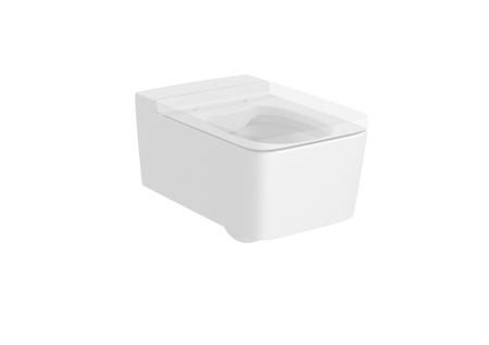 Унитаз подвесной безободковый Roca Inspira Square  , Rimless,  346537620 белый матовый