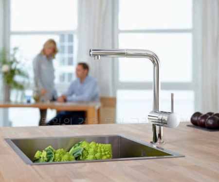 Смеситель однорычажный для мойки, DN 15 Grohe Minta 32168 DC0 (32168DC0) суперсталь