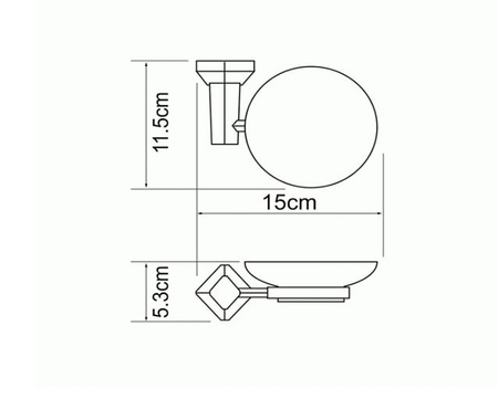 Мыльница WasserKraft Aller 1129C