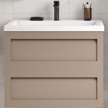 База под раковину Art&max AM-Platino-750-2C-SO-CM Капучино матовый