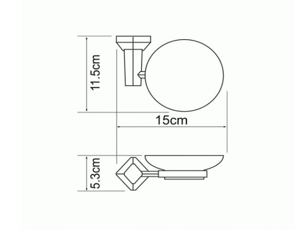 Мыльница WasserKraft Aller 1129C