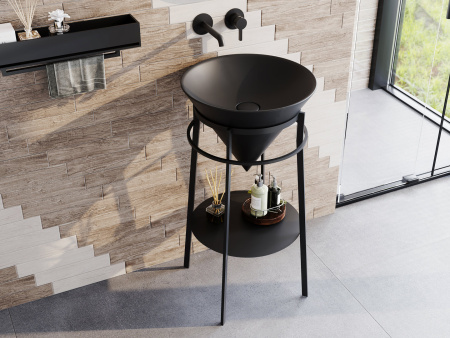Полка Kerama Marazzi Cono 43 CO4.43\BLK.M