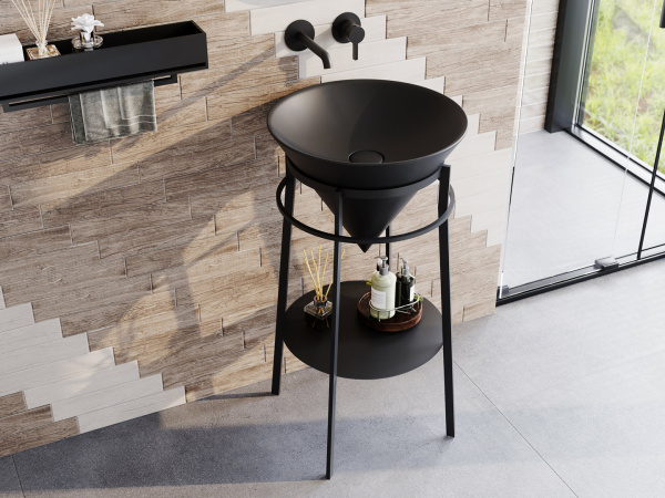 Полка Kerama Marazzi Cono 43 CO4.43\BLK.M Полка Kerama Marazzi Cono 43 CO4.43\BLK.M