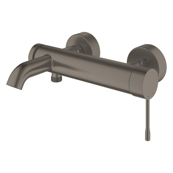 Смеситель для ванны однорычажный Grohe Essence 25250 AL1 (25250AL1) тёмный графит матовый