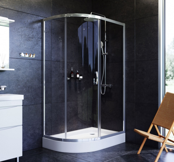 Душевой уголок (120х80) Am.Pm Like Solo Slide W83G-302U120CT