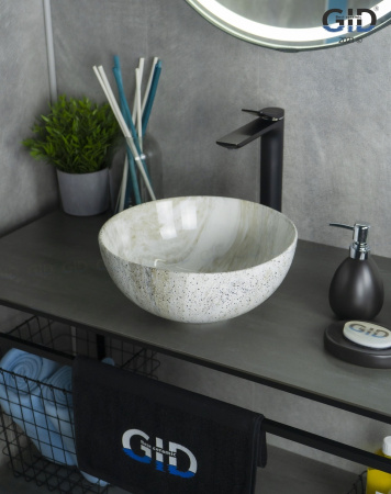 Раковина накладная (32х32) Gid Mnc487